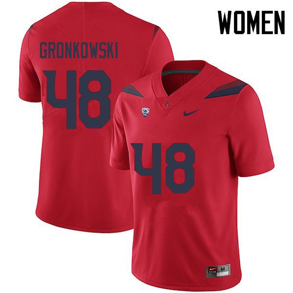 Women #48 Rob Gronkowski Arizona Wildcats College Football Jerseys Sale-Red - Click Image to Close